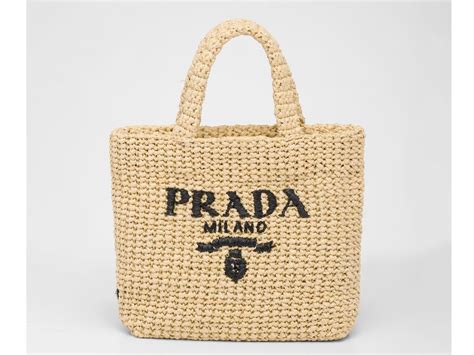 borsa prada di paglia|farfetch borse prada.